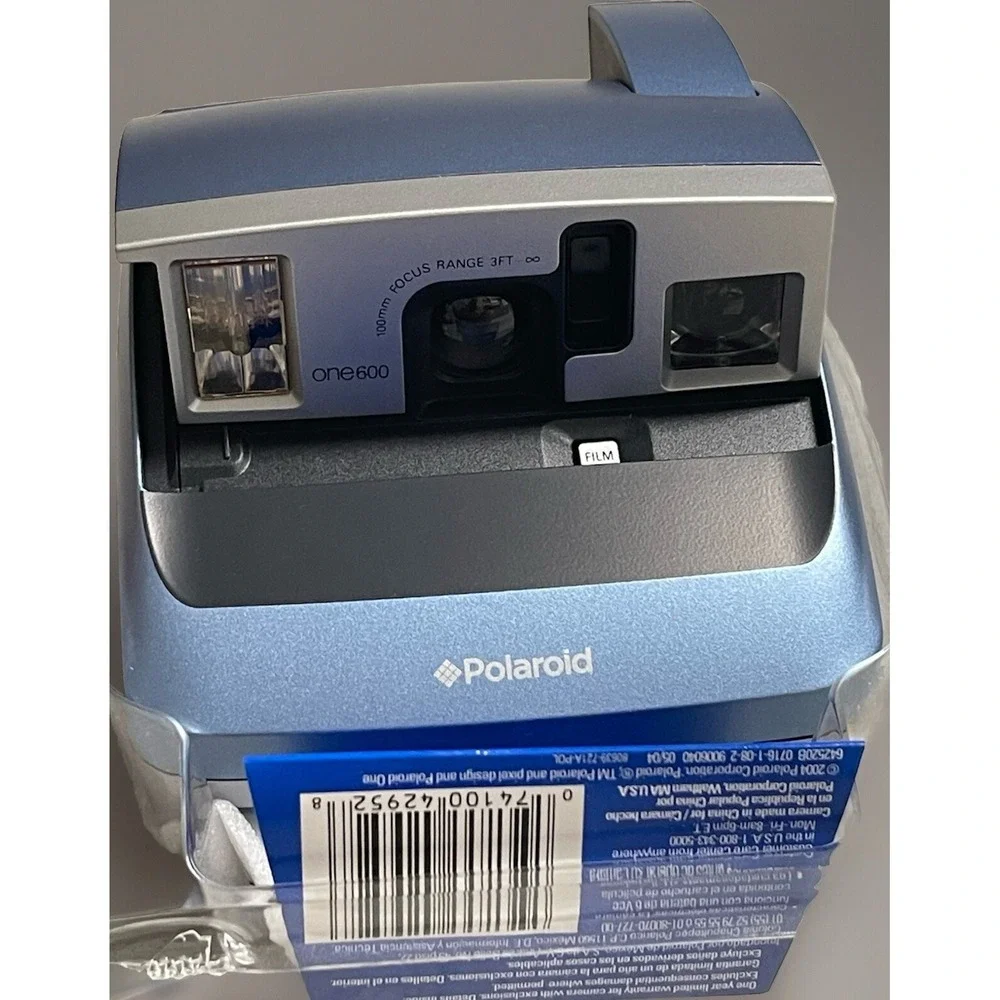 Polaroid One 600 Classic Instant Film Camera Blue New